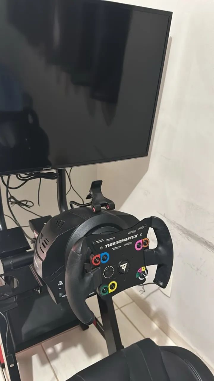 COCKPIT EXTREME SIMRACING COMPLETO + THRUSTMASTER T300RS GT EDITION + ARO TM OPEN WHEEL  - Foto 5