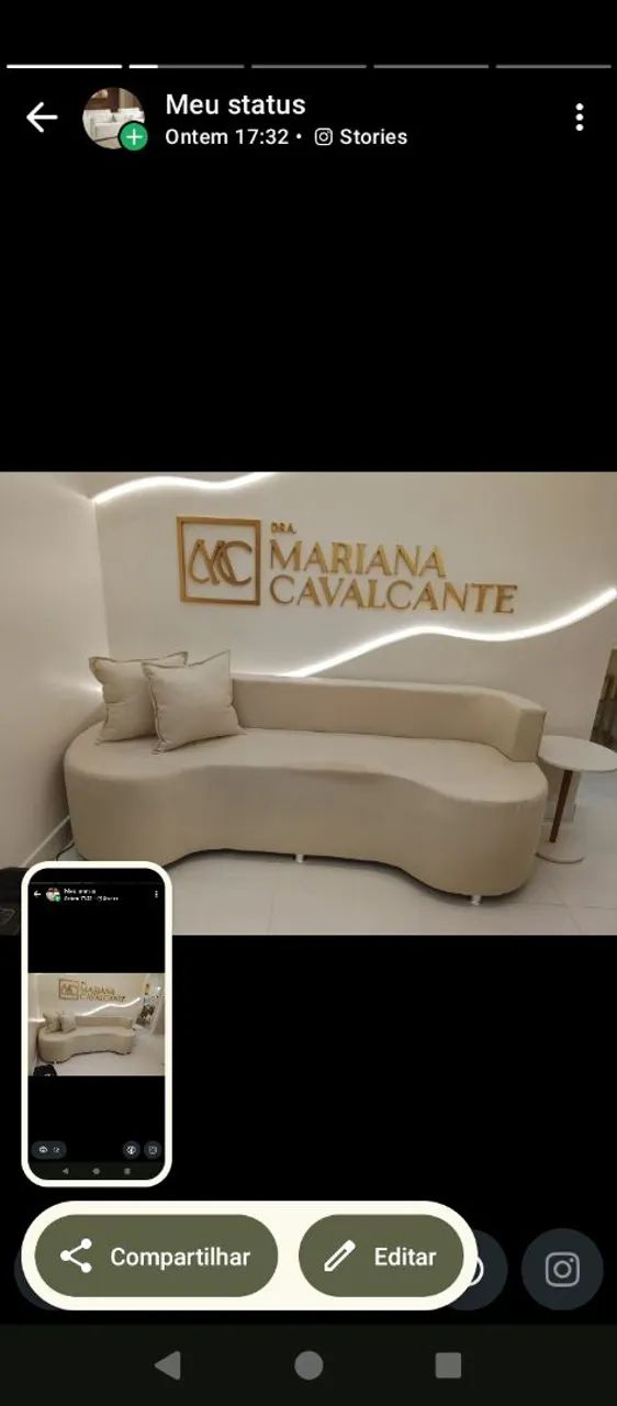Sofá orgânico moderno  - Foto 2