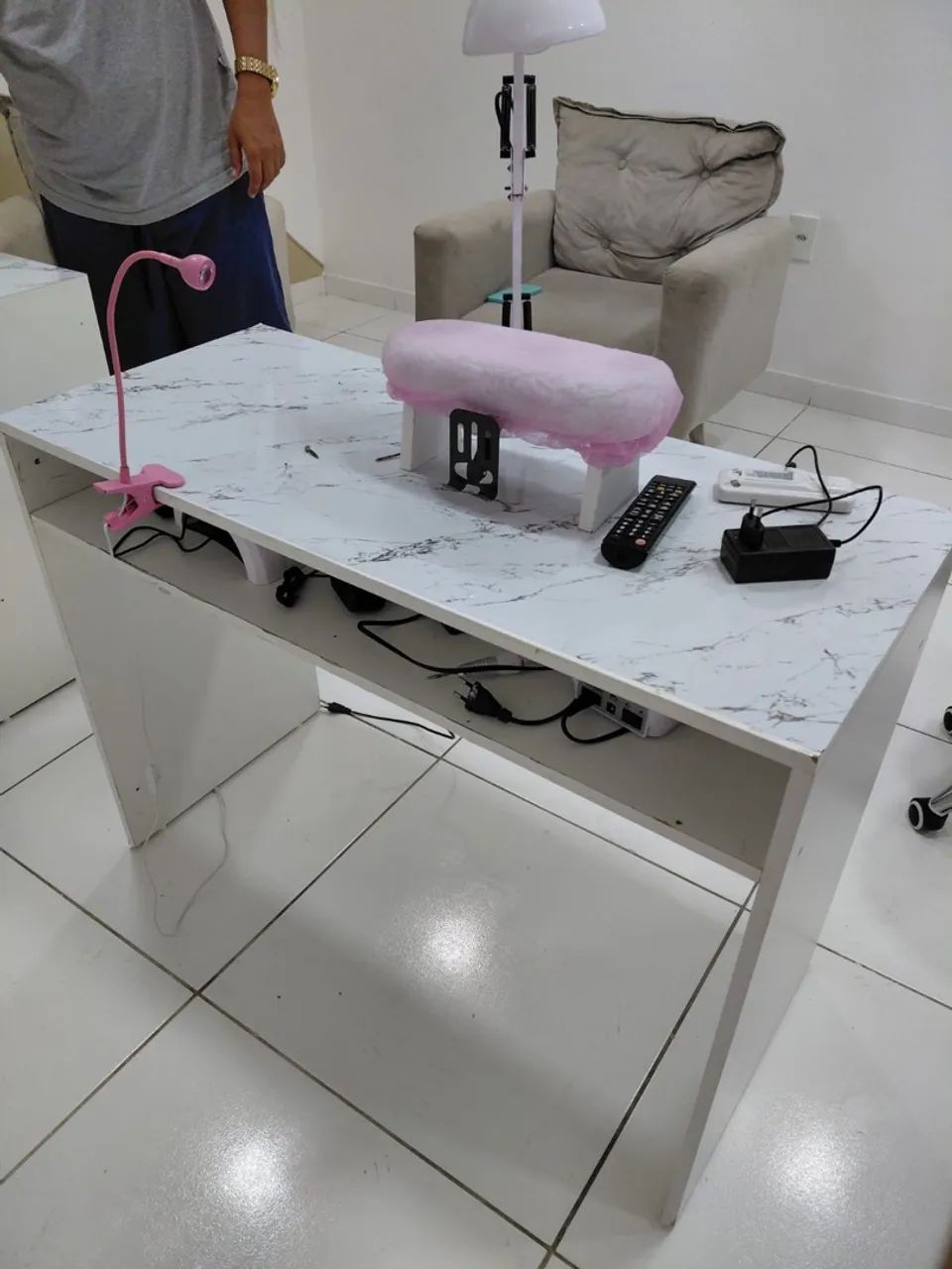 Mesa para manicure 2 em 1 - Foto 4