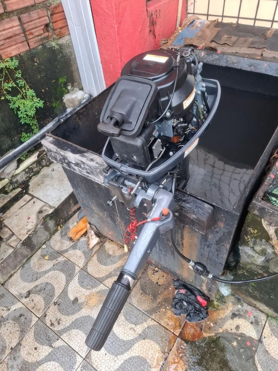 Motor de popa 15hp yamaha - Foto 8
