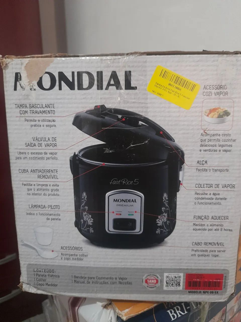 Panela eletrica mondial 5 xícaras 220V
