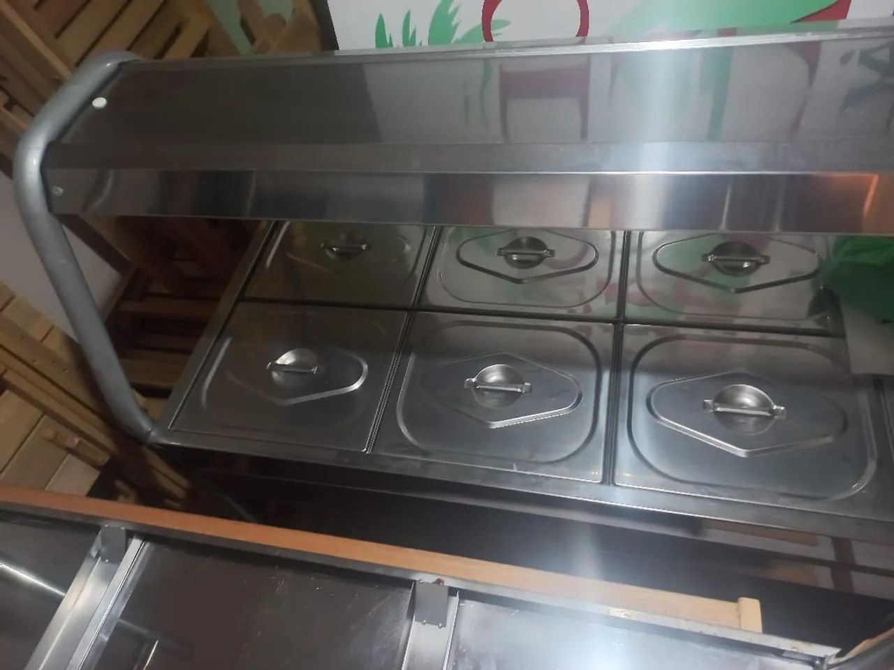 Carro Térmico INOX 8CUBAS Self Service  - Foto 3