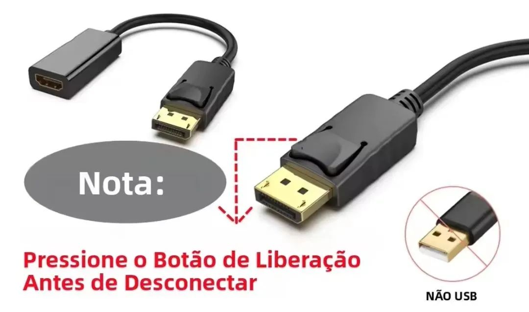 Conversor DisplayPort(DP) para HDMI - Foto 4