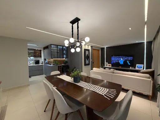 Apartamento Mobiliado de 127m² com 03 Suítes no Brisamar