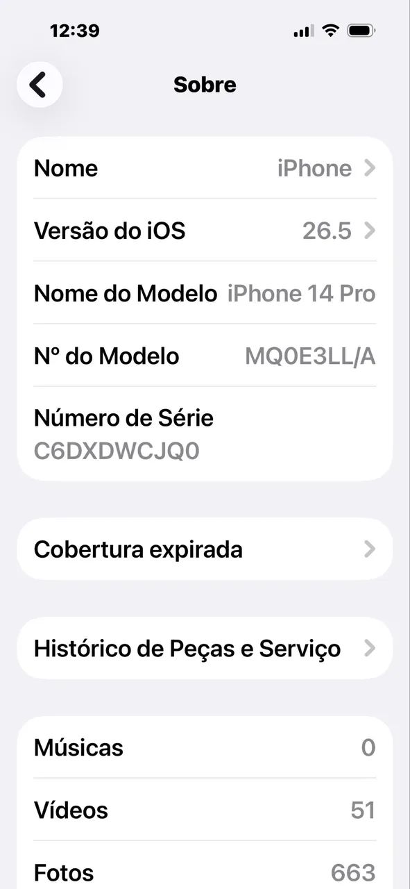 iPhone 14 Pro 128 GB sem marcas de uso