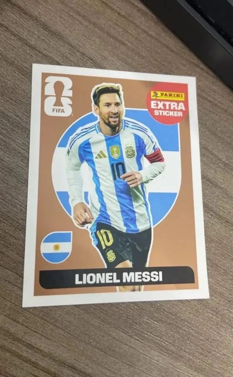 Figurinha Legend Lionel Messi BRONZE