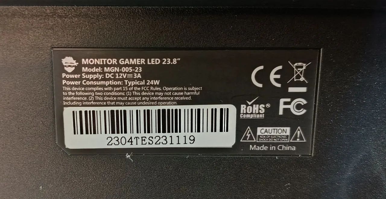 Monitor Gamer (MGN-005-23) - Retirada de peças  - Foto 4