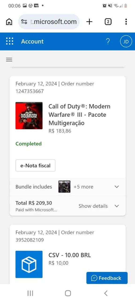 Jogos xbox series s e x