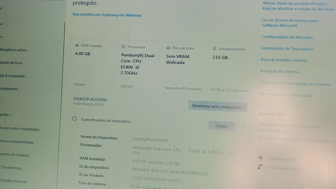 Vendo computador Samsung 