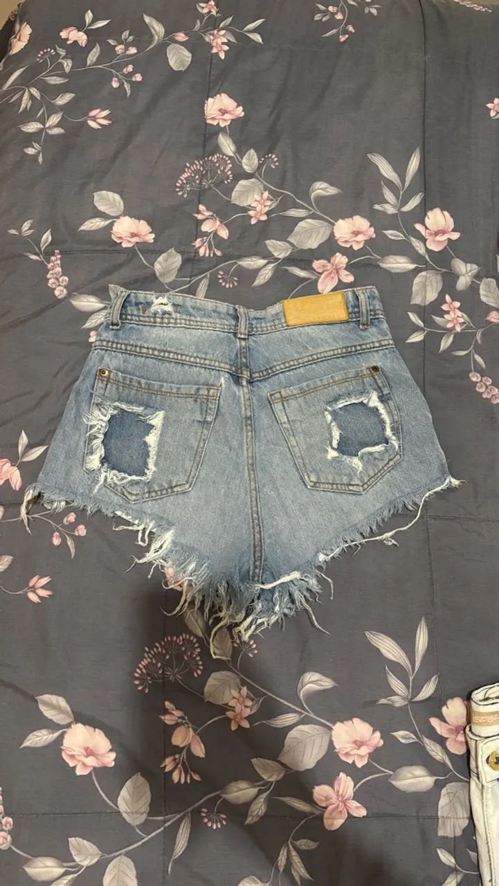 Shorts jeans Templum 36 - Foto 2