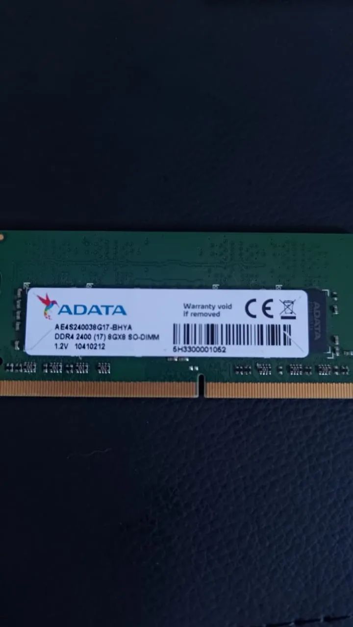 MEMÓRIA RAM 8GB DDR4 SO-DIMM (ADATA) - Foto 2