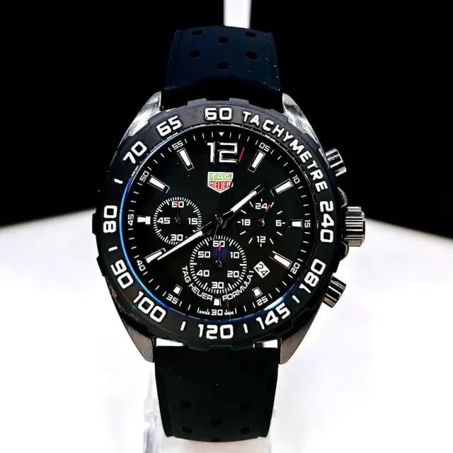 Relogio Tag Fórmula 1 - Preto - Pulseira de silicone