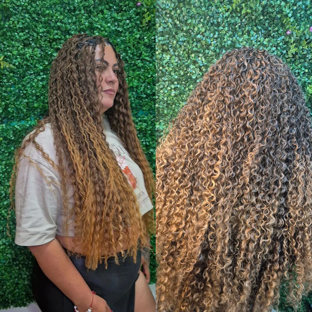 Tranças e colocação de cabelos 