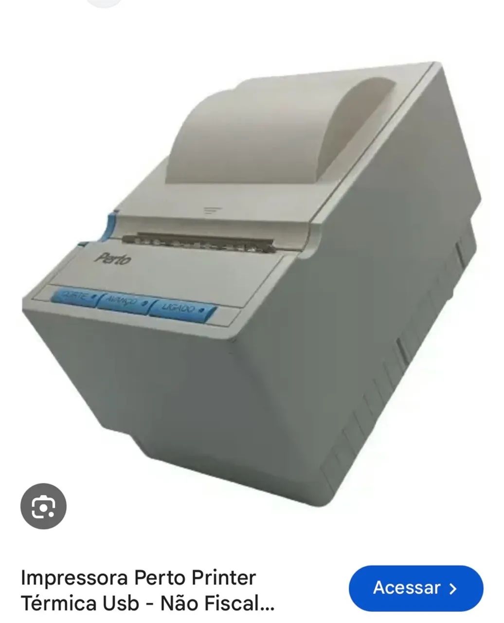 Impressora Não Fiscal Térmica Usb Perto Printer - Semi Nova  - Foto 2
