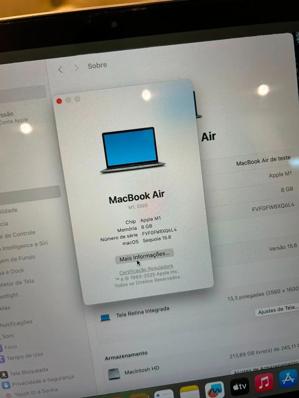 MacBook M1 air - 8gb - Foto 3
