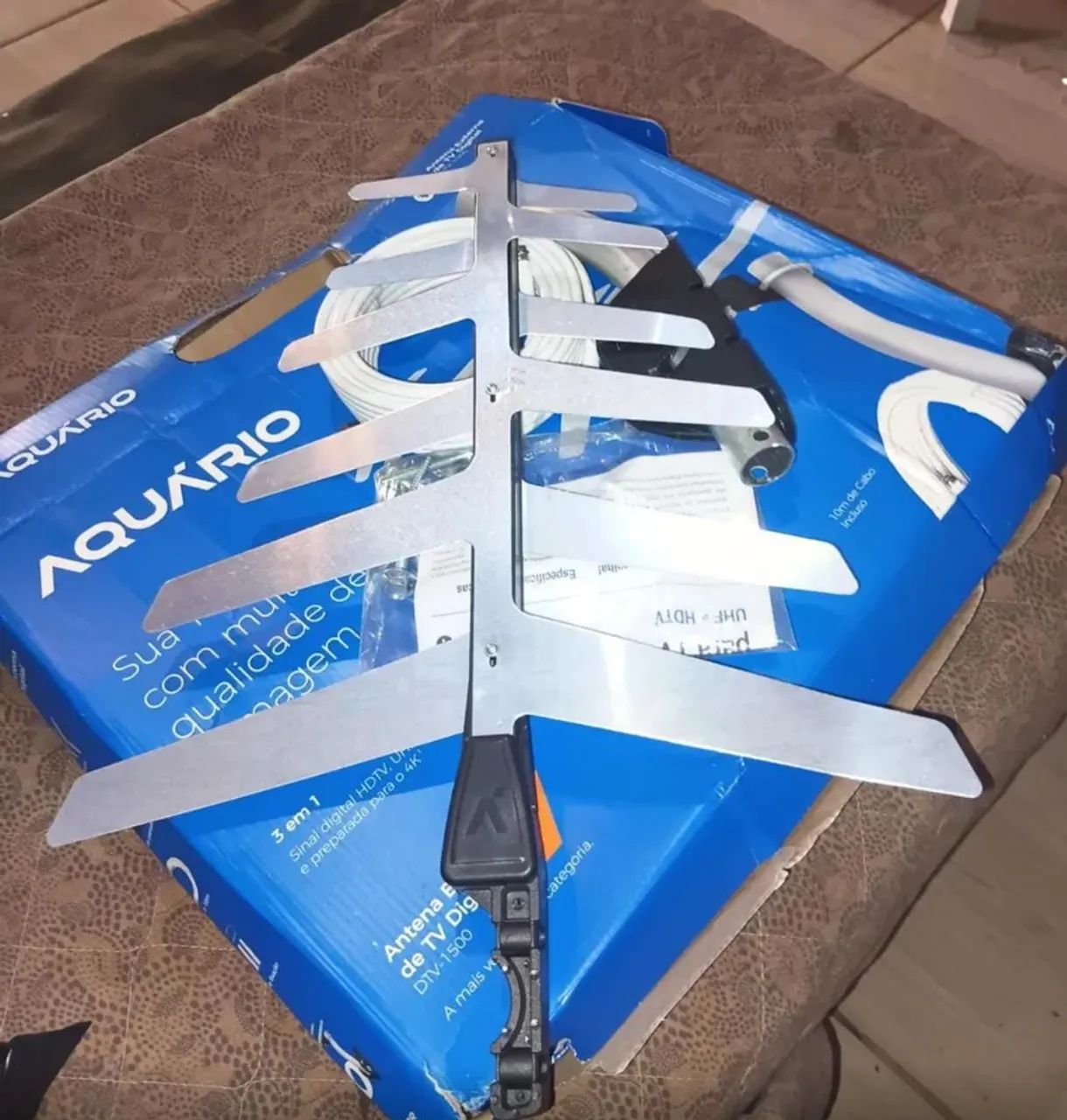 Antena Externa para Tv digital completa 