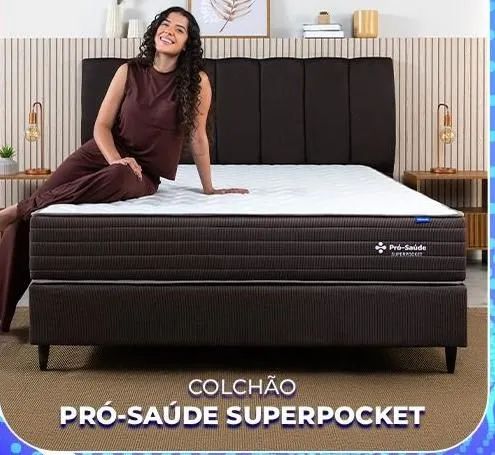 colchão superpocket Ortobom + base medida 186x198