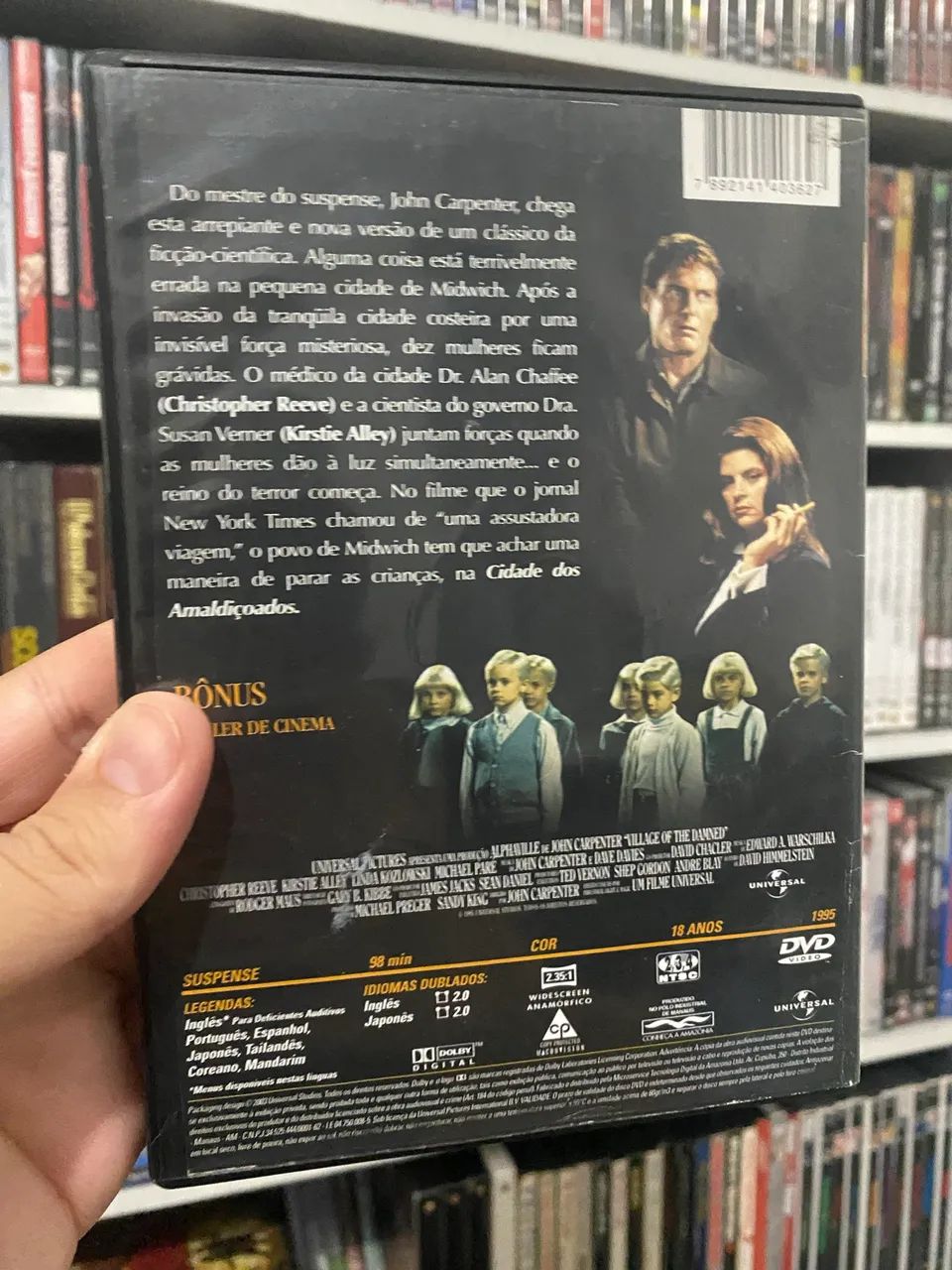A Cidade dos Amaldiçoados de John Carpenter DVD Original  - Foto 2