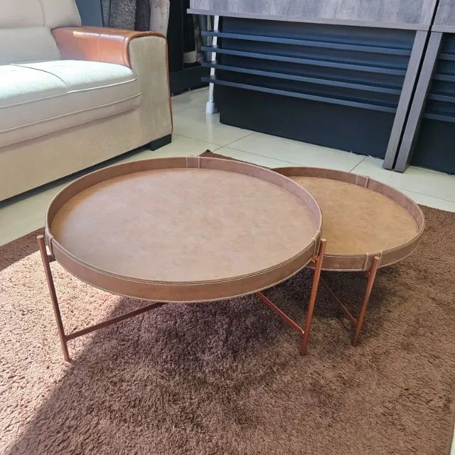 Mesa de Centro em couro - Foto 4