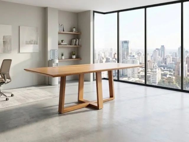 Mesa de jantar retangular