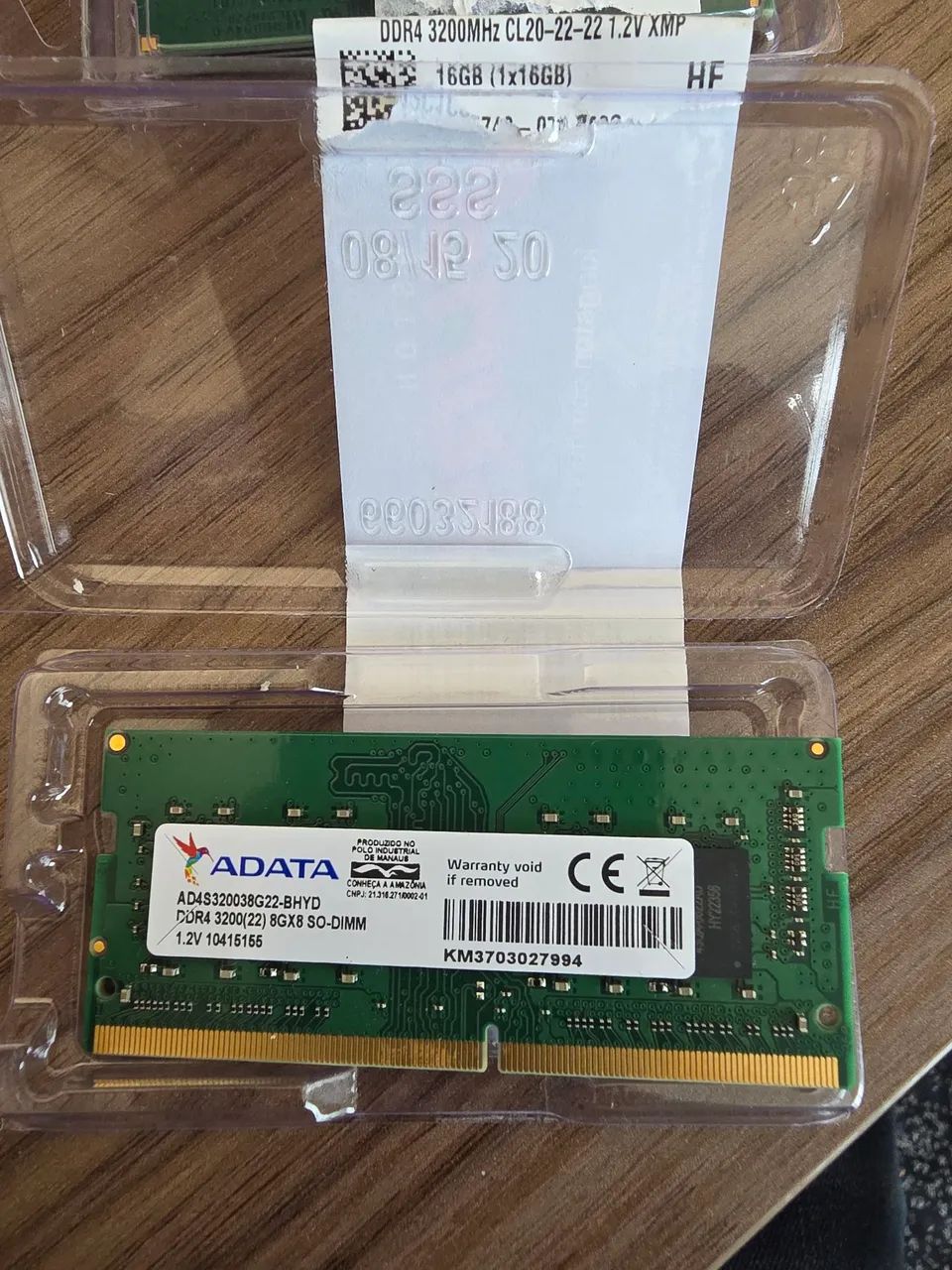 Memória RAM ADATA 16GB (2x8GB) DDR4 3200MHz SO-DIMM - Notebook