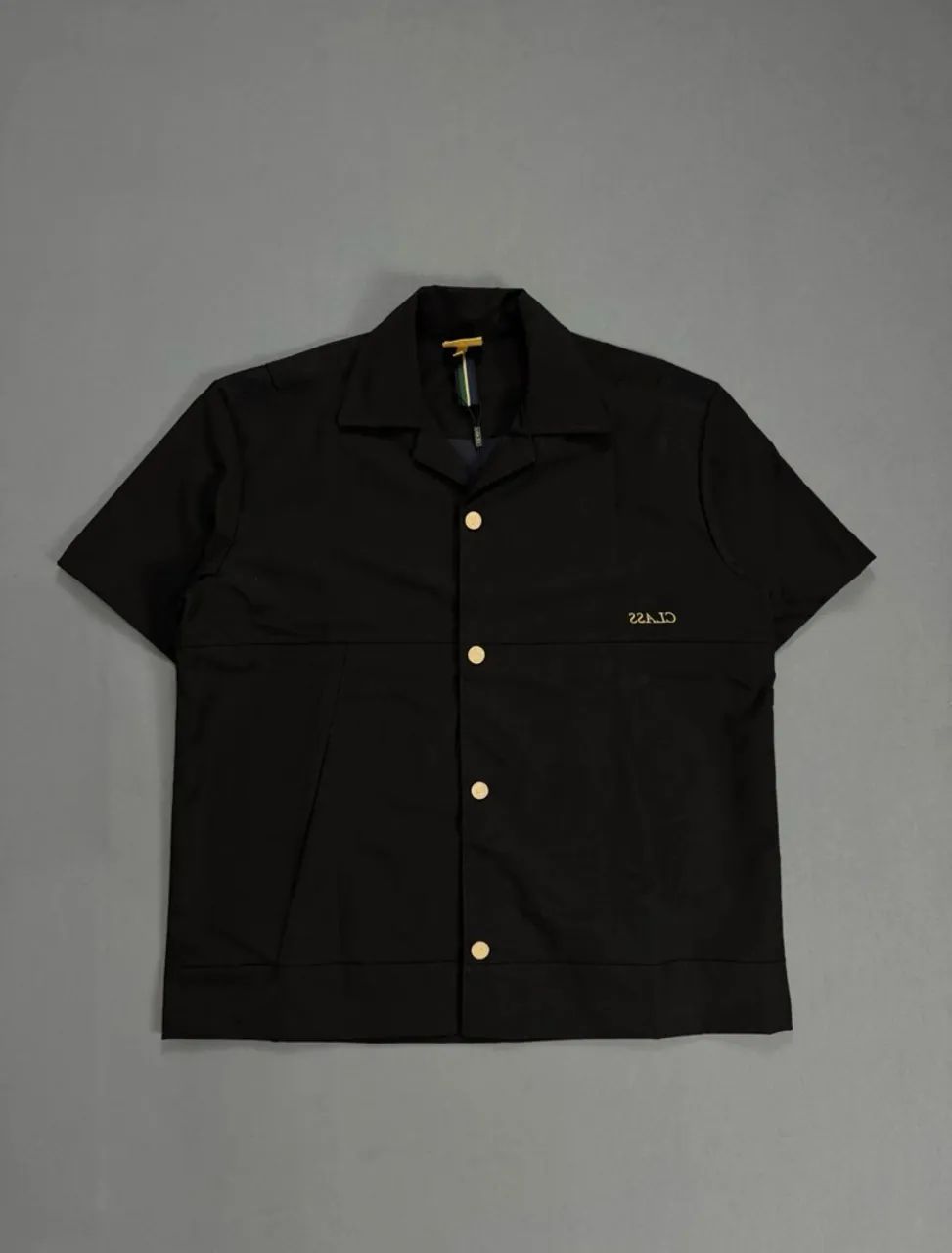 Camisa techno class inverso preta
