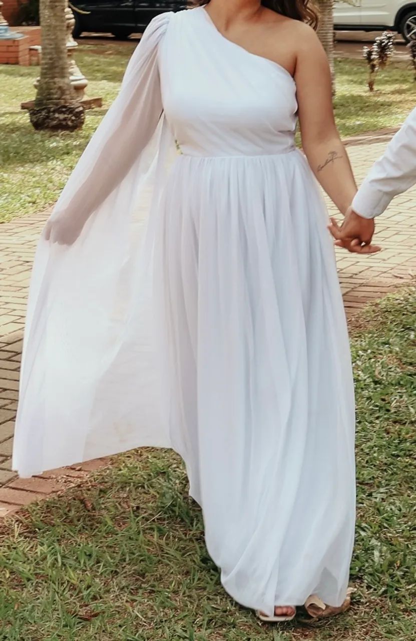 Vestido Branco Usado apenas uma vez - Foto 3