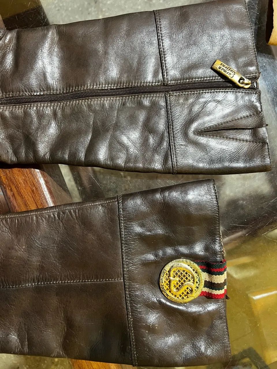 Bota Carmen Steffens em couro marrom  - Foto 4
