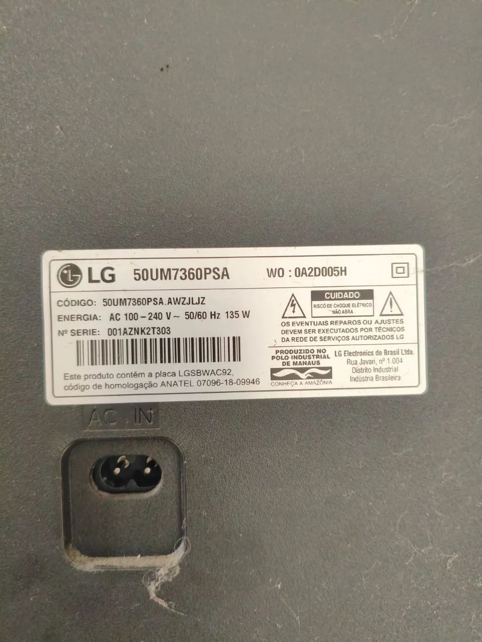 Vendo televisão com defeito 50 polegadas  - Foto 3