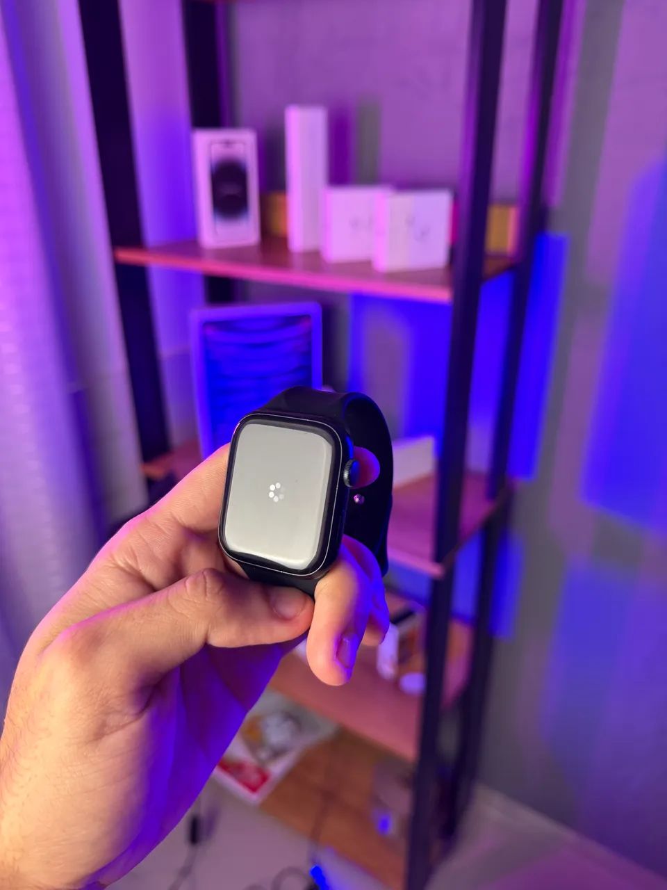 Apple Watch Series 8 45mm impecável com NF - Foto 3