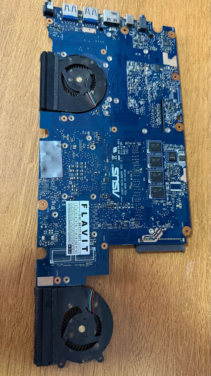 Placa mãe notebook ASUS VivoBook U38N - Processador AMD A8-4555M - Funcionando  - Foto 4