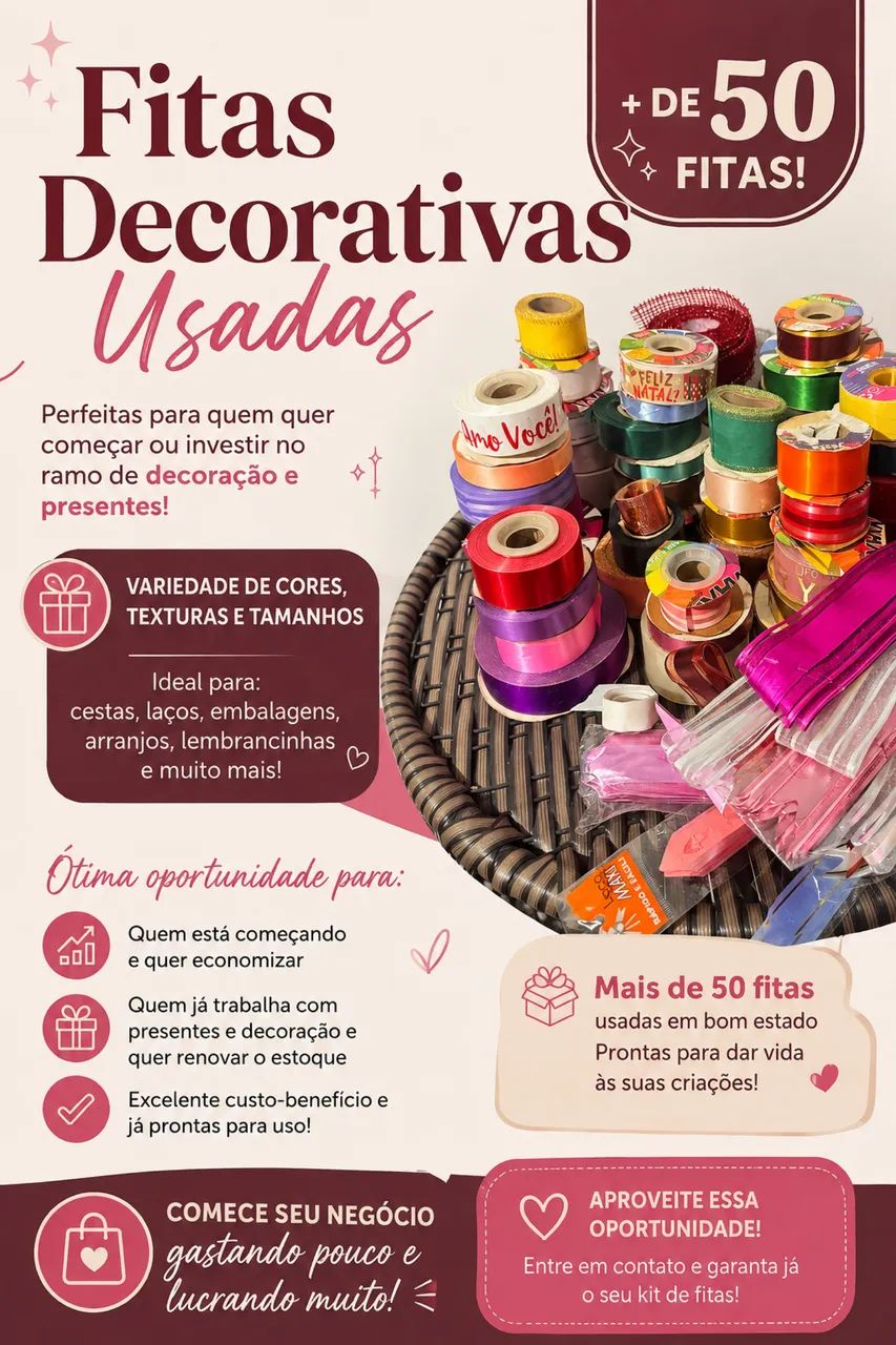 Fitas decorativas  - Foto 2