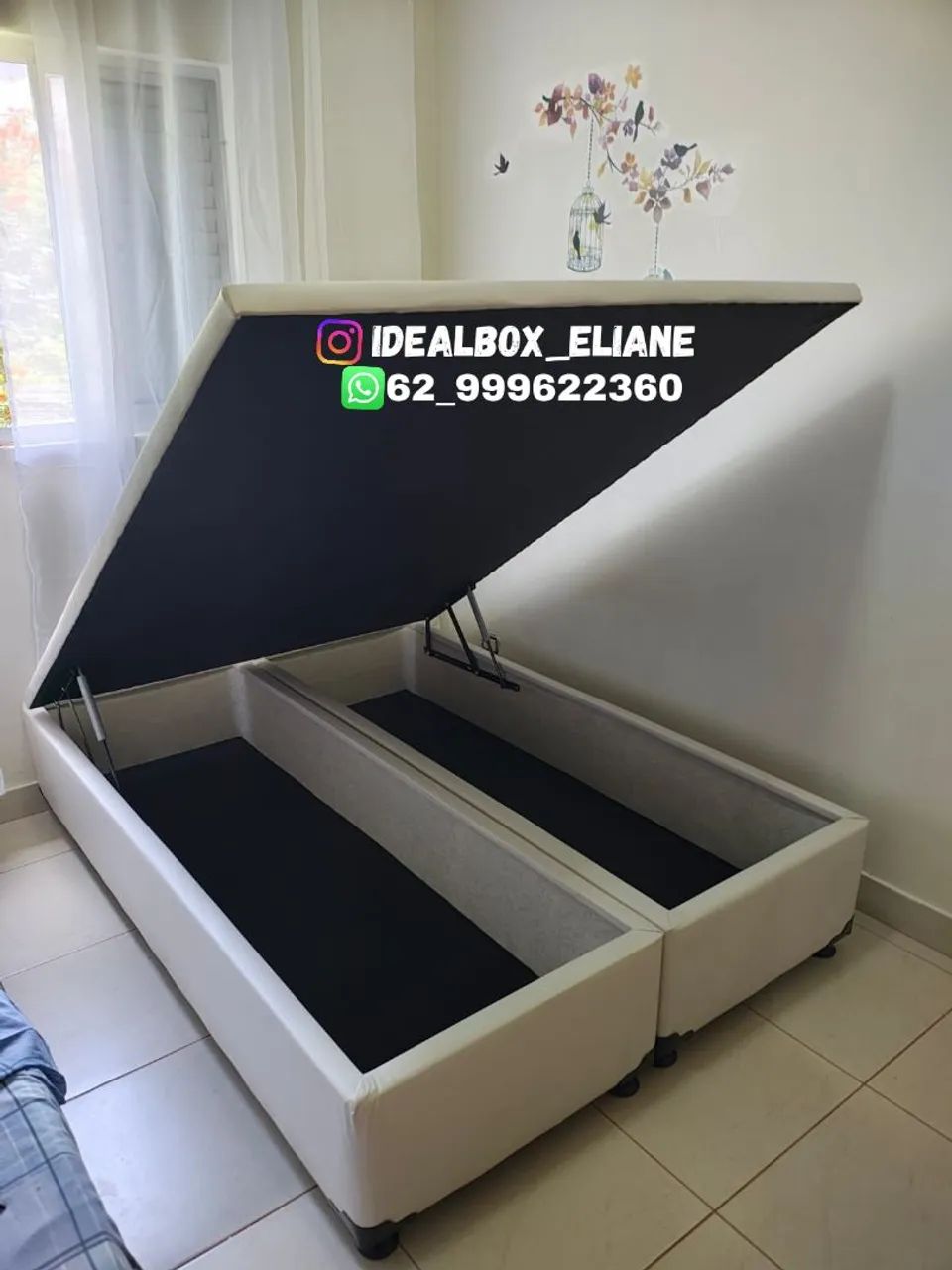 BOX baú casal bipartido - Disponível 