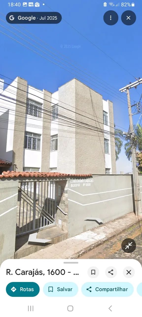 Apartamento 3/4 centro