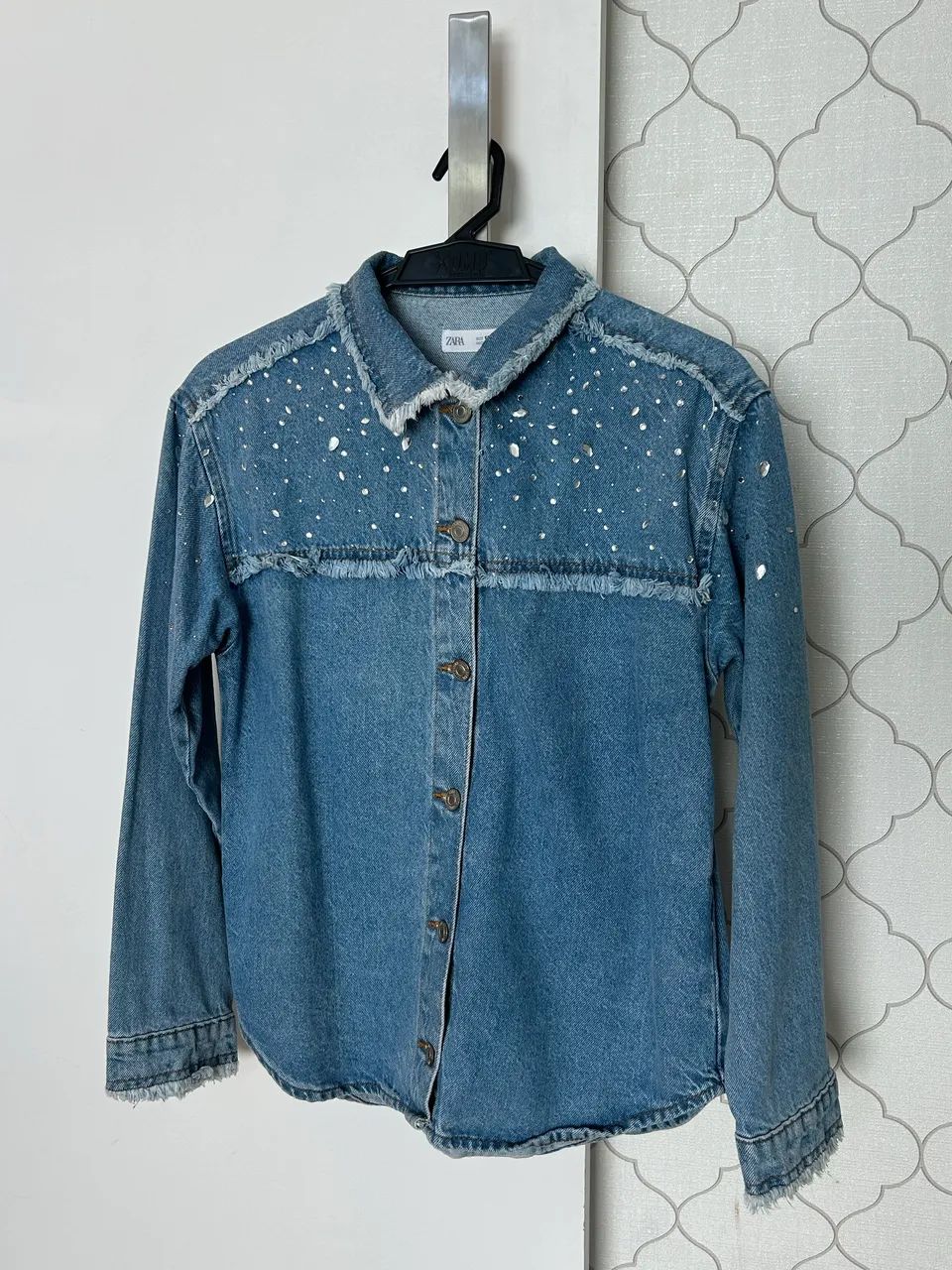 Jaqueta Jeans Brilho 