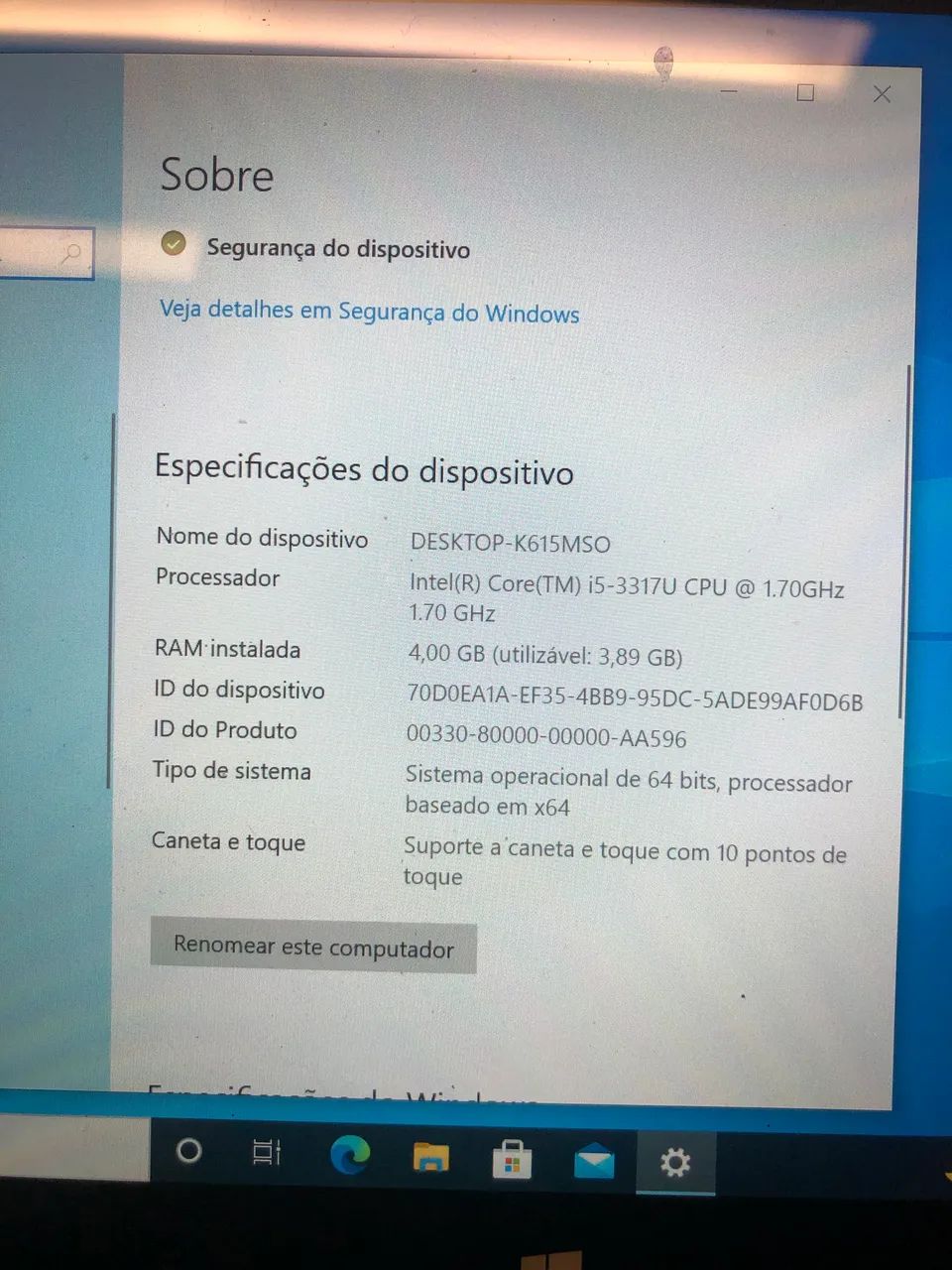 Tablet Windows com teclado removível - Foto 2