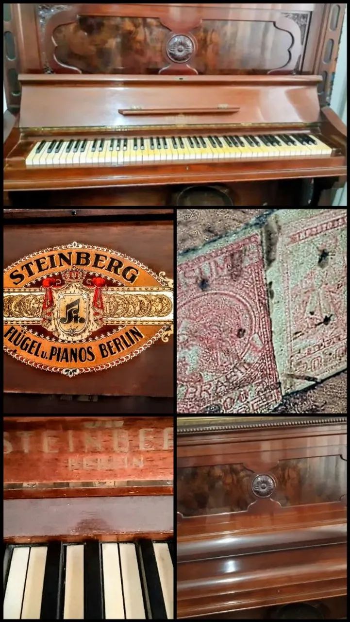 Piano vertical alemão Steinberg  - Foto 3
