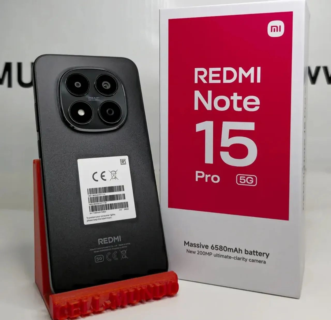 Xiaomi Note 15 Pro 5G NFC 256/08-Preto Novo 