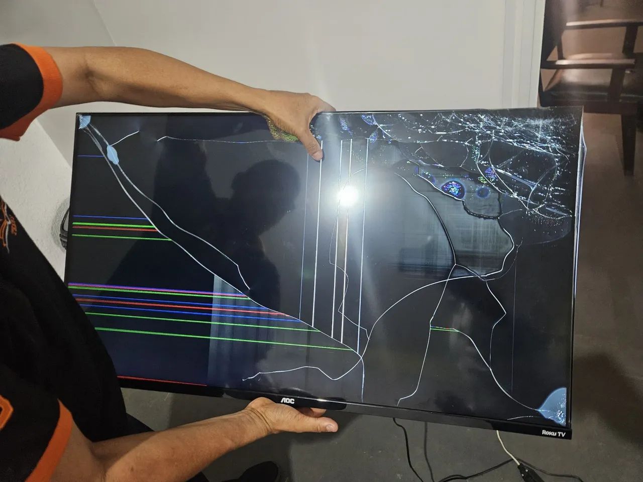 TV AOC 40 POLEGADAS RETIRADA DE PEÇAS 