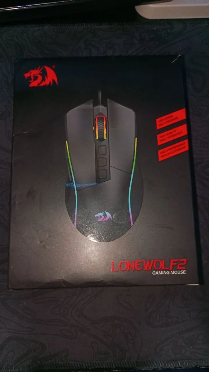 Mouse gamer redragon lonewolf2
