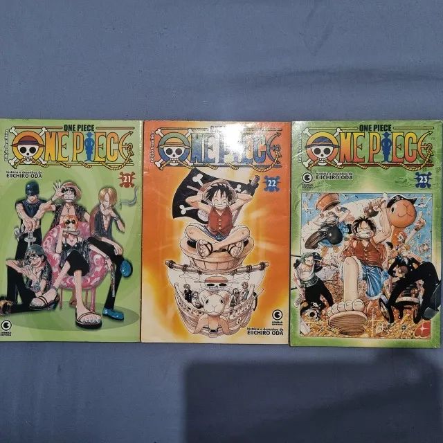 3 mangás One Piece originais (valor nos 3) - Livros e revistas