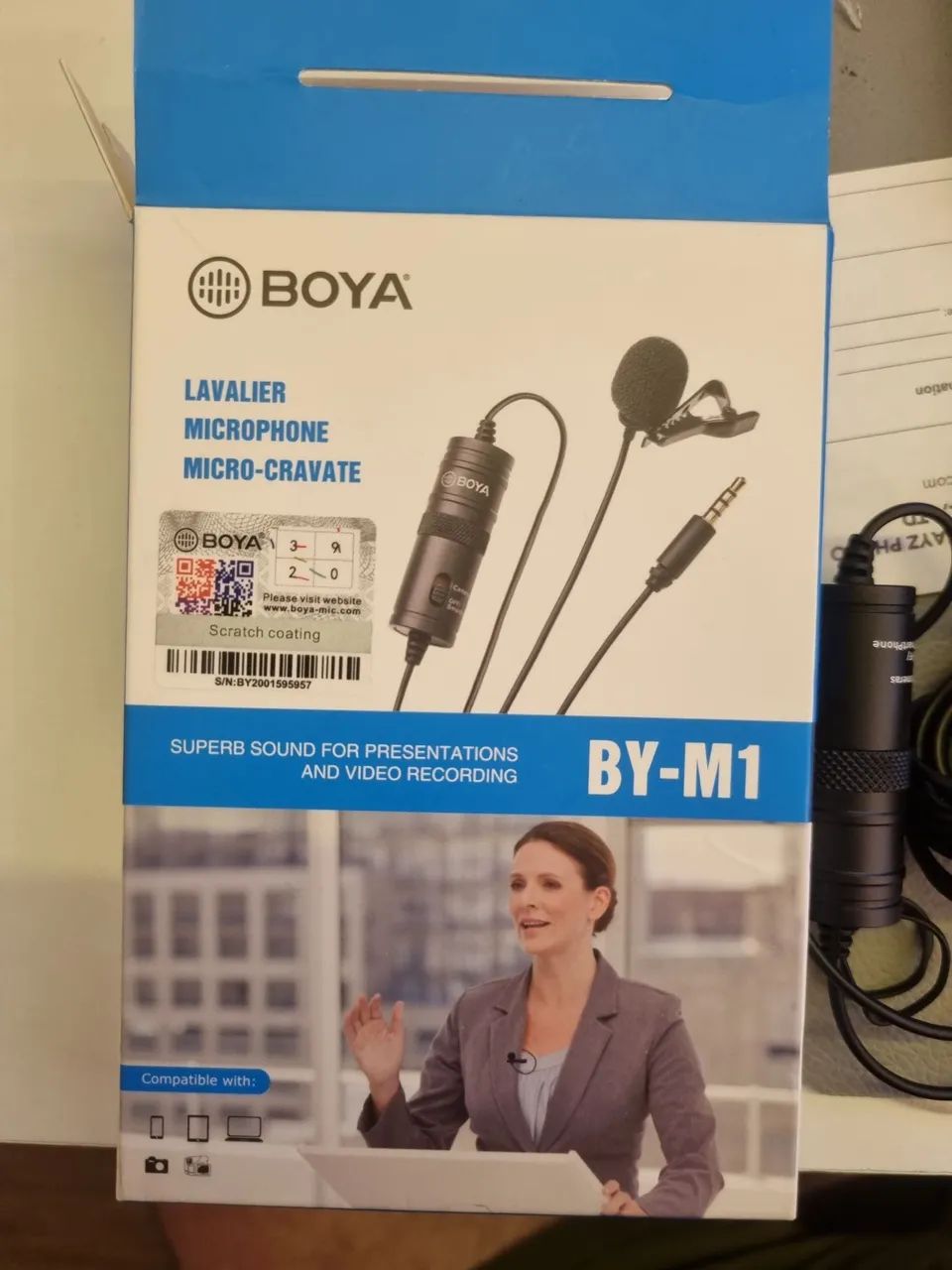 Microfone de lapela boa BY-M1