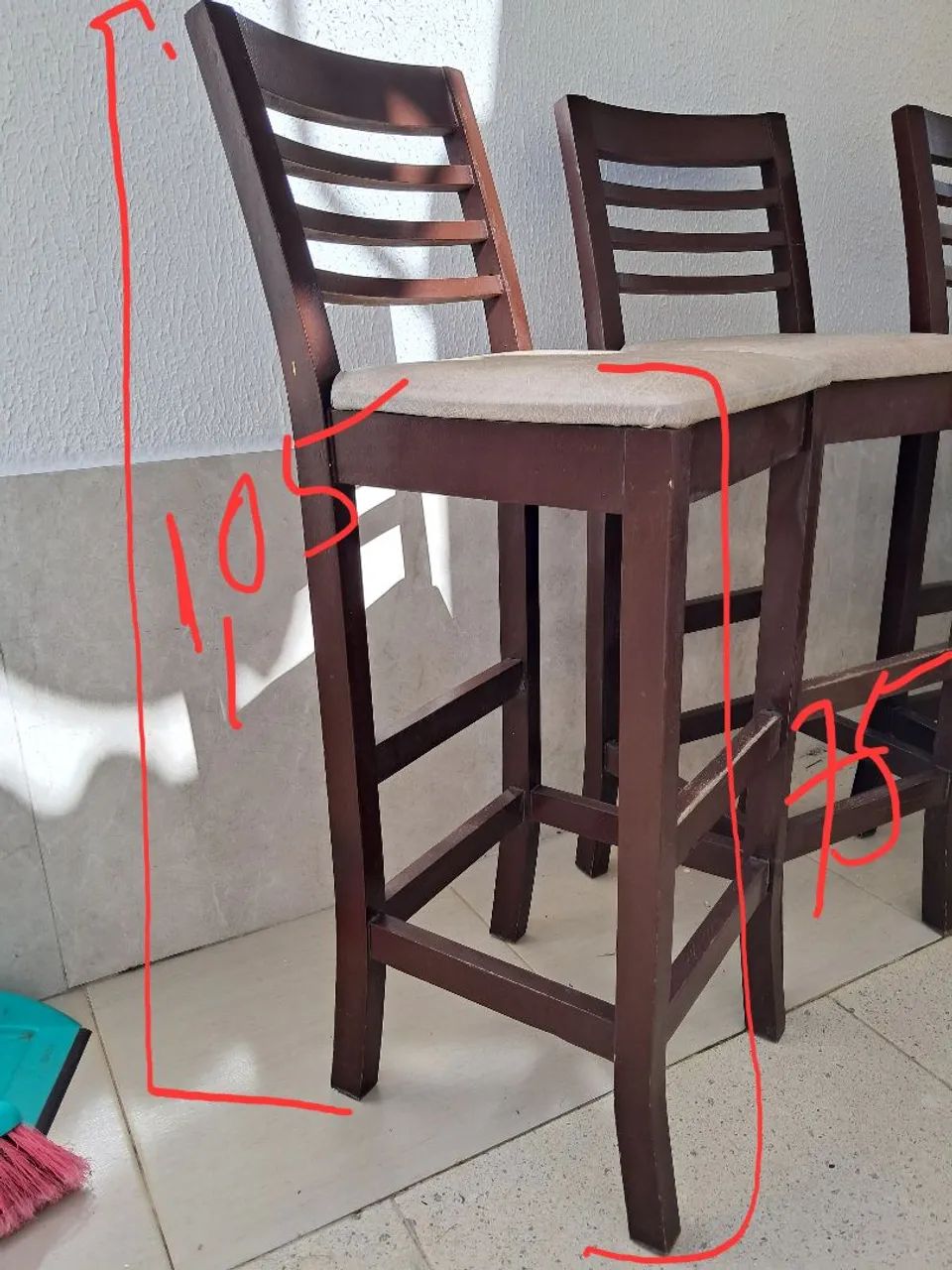 Banco alto para área gourmet  - Foto 2