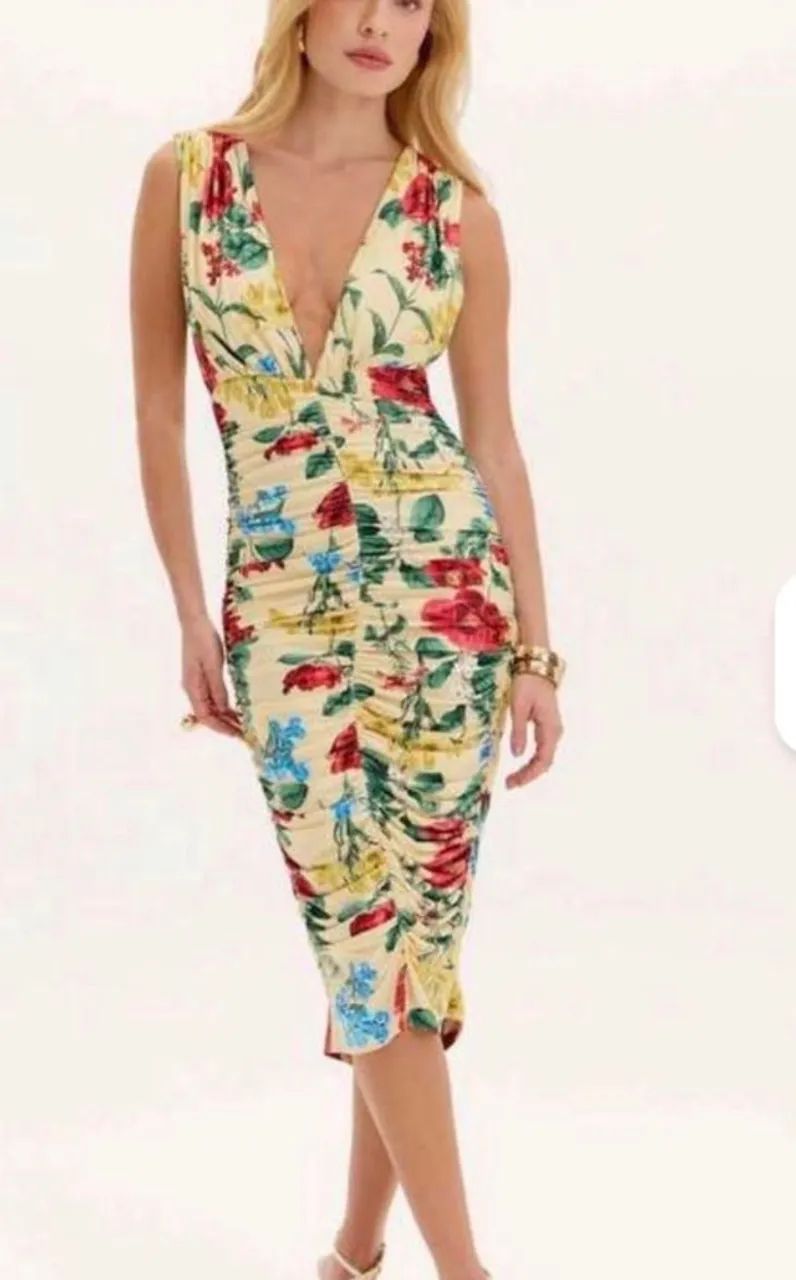 Vestido midi lança perfume - Foto 2