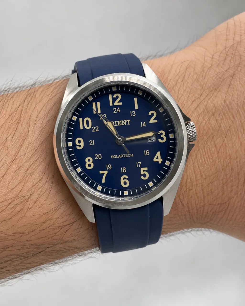 Orient Solartech Azul - 2 pulseiras - Oportunidade - Foto 2