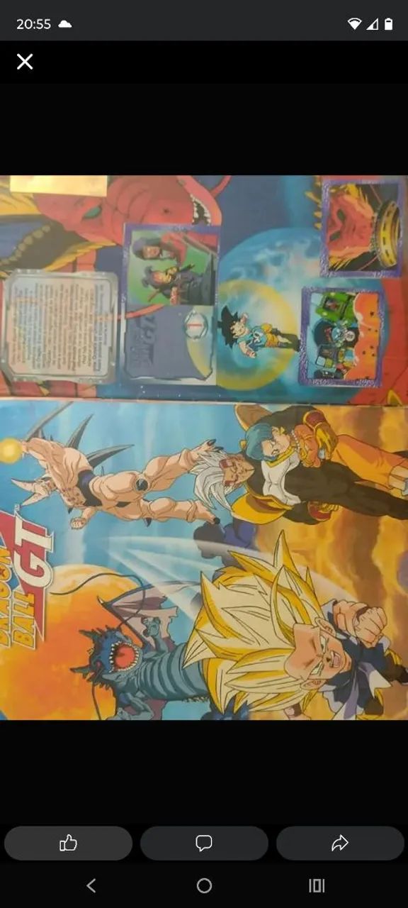 Dragon Ball GT Álbum de Figurinhas - Antiguidades - Vila Menck