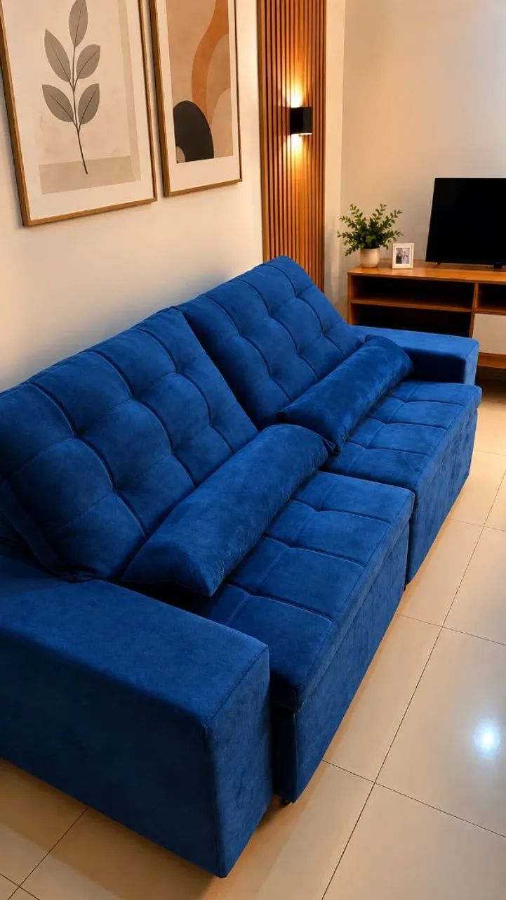 Sofá Retrátil e Reclinável - Conforto e Qualidade para Sua Sala