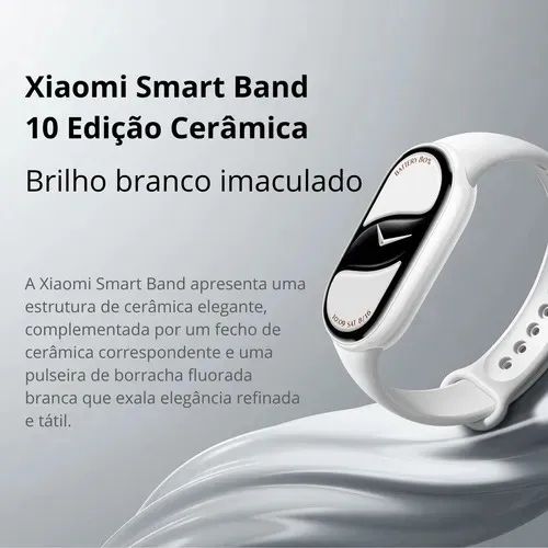 Xiaomi Mi BAND 10 Cerâmica AMOLED