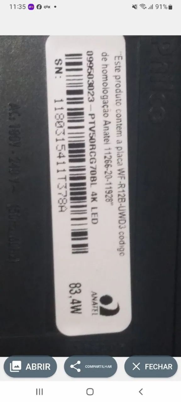Tv philco modelo pvt50rcg70bl  - Foto 3