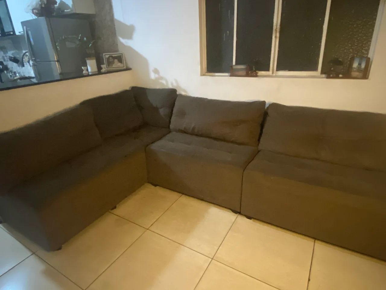 Sofá Grande em L 3,14m x 1,80m - Confortável - Usado - Foto 2